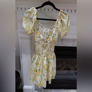 Sabo Skirt, floral mini dress